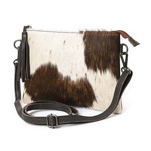 Bolso bandolera de cuero vacuno con correa de hombro hecha a mano, bolso para mujer - Product Image 3