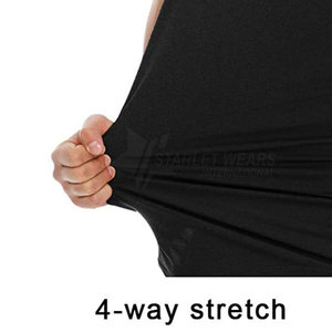 Camiseta Deportiva para Hombre, Transpirable, de Punto, Estilo Casual, de Algodón/Poliéster, de Secado Rápido, para Fisicoculturismo - Product Image 5