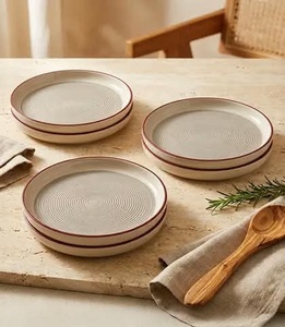 Platos de Cena Redondos de Cerámica Blanca Personalizados con Logotipo, Porcelana al por Mayor para Restaurantes, Hoteles y Banquetes de Boda - Product Image 1