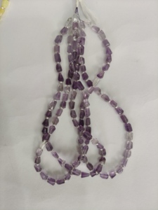 Perles de pierres précieuses d'améthyste naturelle facettées – Perles de pierres précieuses de haute qualité pour la fabrication de bijoux, bracelets et colliers - Product Image 4