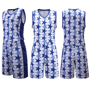 Conjunto de Uniforme de Baloncesto Sublimado de Nuevo Diseño a la Moda, Jersey de Manga Corta de Poliéster/Algodón, Cintura Elástica, Logotipo Personalizado, Unisex - Product Image 1