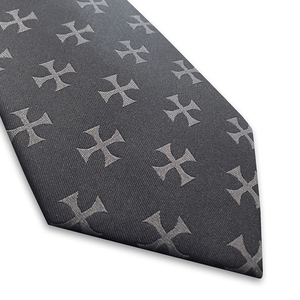 Nueva Corbata de Seda Masónica de los Caballeros Templarios Negros, de Alta Calidad, Hecha a Medida, Regalia Masculina, Marca Única, Corbatas Personalizadas - Product Image 6