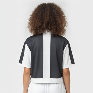Camisetas Polo de Mujer 100% Algodón, Logotipo Bordado Personalizado, Estilo Urbano Hip Hop, Camisetas Polo Cortas Premium Personalizadas para Mujer - Product Image 2