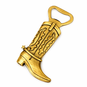 ที่เปิดขวดรูปรองเท้าคาวบอยโลหะ 3 มิติ ของที่ระลึกสำหรับนักท่องเที่ยวเท็กซัส ของขวัญเบียร์แบบกำหนดเองได้ - Product Image 3