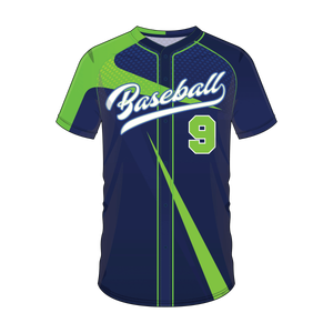 Ropa Deportiva al por Mayor Personalizada para Equipos y Clubes, con Logotipo Impreso Digital, Unisex, Cuello en V, Transpirable, con Rayas, Tallas Grandes, de Secado Rápido, para Béisbol - Product Image 2