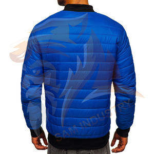แจ็คเก็ตเบสบอลบอมเบอร์ผ้าฟลีซสไตล์เท่ห์สุดฮิตสำหรับผู้ชาย รับผลิตตามแบบ OEM พร้อมปักโลโก้ แจ็คเก็ตฤดูหนาวสำหรับผู้ชาย - Product Image 3