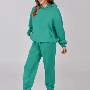 Wholesale Women's Tracksuit Sportswear Jogger Casual Streetwear Pullover <b>Lounge</b> Wear Sweat Suits Slim Fit Women's <b>Sets</b> - Product Image 3