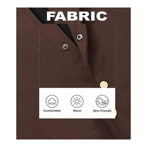 เสื้อแจ็คเก็ตวาร์ซิตี้แฟชั่นผู้ชาย แจ็คเก็ตเบสบอลลำลองผ้าคอตตอนผสมสไตล์ Letterman แจ็คเก็ตบอมเบอร์คลาสสิกแบบติดกระดุมสไตล์วิทยาลัย เสื้อคลุมสำหรับฤดูใบไม้ผลิ - Product Image 5