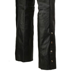 Mini-chaps en cuir pour l'équitation, différents modèles, couleurs personnalisées, logo sur mesure, chaps en cuir de haute qualité pour hommes - Product Image 6