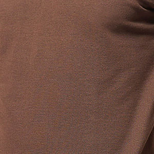 Polo de Algodón Piqué Marrón para Hombre, Corte Regular, Transpirable, de Manga Corta, Color Sólido, Informal, para Negocios - Product Image 3