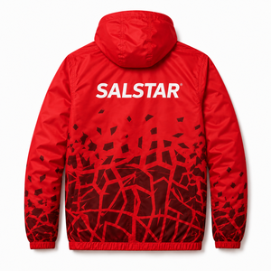 Custom Sublimation Windbreaker <b>Jacket</b> Men <b>Lightweight</b> Hooded Sports <b>Jacket</b> <b>Waterproof</b> Outdoor <b>Running</b> Red <b>Jacket</b> Manufacturer - Product Image 4