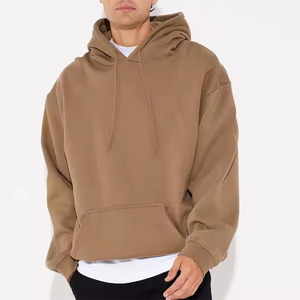 Polyester/Cotton High Quality Hooded Solid Front Custom Graphic Plain Blank Hoodies Unisex Streetwear Pullover Heavyweight - Product Image 2