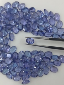 Natural Blue Tanzanite 7x5MM Oval Cut Best Quality Loose Gemstone for Jewelry Making - Product Image 5
