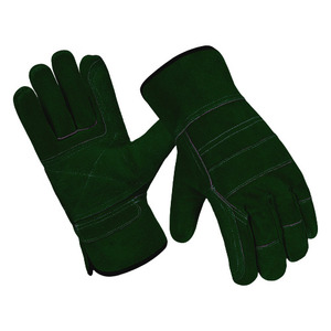 Gants de travail en cuir de vachette renforcés, résistants à la chaleur et au feu, pour soudeurs industriels, usage général - Product Image 6