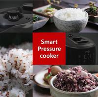 Cuisinière électrique au design moderne avec triple protection de sécurité, chauffage à 360 degrés, 5 L, poignées amovibles, 13-en-1