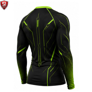 Unisex <b>Long</b> <b>Sleeve</b> <b>Compression</b> <b>Shirt</b> Crew Neck Sublimation Printed Quick Dry Breathable Full <b>Sleeve</b> Sports Body - Product Image 4