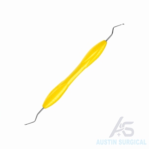 Mini Cureta Periodontal de Acero Inoxidable de Grado Quirúrgico, Removedor Dental Ergonómico con Mango de Silicona Codificado por Colores, Calidad Premium - Product Image 1