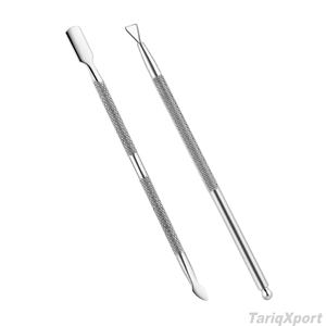 Pousse-cuticules professionnel en acier inoxydable double extrémité, réutilisable, avec manche confortable, pour manucure, en coffret – Qualité supérieure ODM - Product Image 4