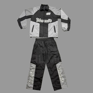 Conjunto Deportivo para Hombre 2026 de Alta Calidad con Impresión DTF, Pantalones y Chaqueta con Cordón Ajustable, 100% Nailon, Panel Impermeable, Cortavientos - Product Image 4