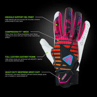 Guantes de Bateo de Béisbol Personalizables en Oferta, Transpirables, de Cuero Premium, Ecológicos, Antideslizantes, Duraderos, con Cierre de Gancho y Bucle