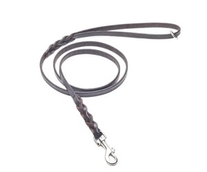 Correa de Cuero Trenzado para Perro: 10x4mm Marrón, Delgada, Suave, Flexible, Resistente - Product Image 1