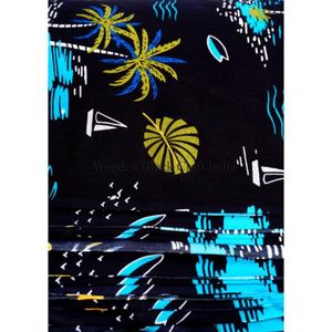 Tela de Algodón 100% Hecha a Mano y Ecológica con Estampado de Bloques Personalizada para Cortinas, Trajes, Vestidos y Textiles para el Hogar - Personalizada - Product Image 4