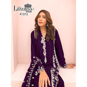 Ensemble Kurti et pantalon pour femmes, style indien pakistanais, avec dupatta, tissu de qualité, disponible au prix d'usine - Product Image 4