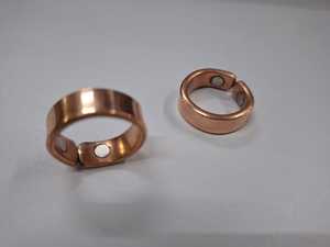 Bague tournante ajustable en cuivre pur faite à la main, bijoux unisexes pour un usage quotidien - Product Image 6