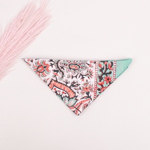 Pañuelo Cuadrado de Algodón con Estampado Floral, Transpirable, Casual, para la Cabeza o el Cuello, Accesorio de Moda Bohemio - Product Image 3