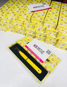 GETUP BROSONS Yellow Eyelash Tweezers Stainless Steel Precision Tool <b>Box</b> Packaging - Product Image 3