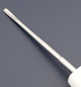 Straight 3mm Luxating Elevator Dental Extraction Instrument 16.5cm <b>Plastic</b> Handle Thin Sharp Blade Periodontal Ligament Cutter - Product Image 2