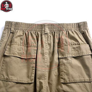 Pantalones Cargo de Algodón para Adultos, Hechos en Pakistán, Totalmente Personalizados, Diseño Único, Cintura Elástica Completa, Cierre de Botones, Precio al por Mayor - Product Image 4