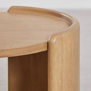 Mesita de noche ovalada Vandana Arion Aureo de 50x35 cm en madera de mango Sidney - Product Image 2