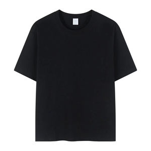 Wholesale Heavyweight Men's T-Shirt High Quality Oversized <b>Tshirt</b> with Custom Embroidery Logo - Product Image 3