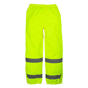<b>Mens</b> Hi Vis Waterproof Reflective <b>Work</b> <b>Trousers</b> High Visibility <b>Mens</b> Multi-pocket - Product Image 4