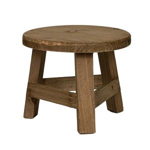 Mini Wooden <b>Stool</b> Plant Stand Flowerpot Rack for Indoor Outdoor Home <b>Garden</b> Office Table Decorative Display Stand - Product Image 6