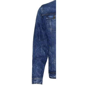 Chaqueta de Mezclilla Tejida para Hombre, Invierno, Mejor Precio, Corte Ajustado, Color Sólido, Ecológica, Transpirable, Lavable, Estilo Vintage, Informal - Product Image 3