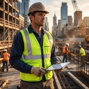 Chaleco de Seguridad de Alta Visibilidad Personalizado, Ropa de Trabajo Reflectante con Múltiples Bolsillos para Construcción, Obras Viales y Seguridad - Product Image 6