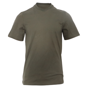 เสื้อยืดเจอร์ซีย์ทรงปกติสำหรับผู้ชาย OEM ผ้าฝ้าย 100% สตรีทแวร์ เสื้อยืดเปล่า พิมพ์โลโก้ได้ คอกลม แขนสั้น สวมใส่สบาย ไม่เป็นขุย - Product Image 2