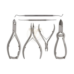 QORVEX INSTRUMENTS Kit de Instrumentos de Podología de 5 Piezas de Acero Inoxidable, Cortaúñas Profesional de Lujo para Uñas Encarnadas, Belleza - Product Image 3
