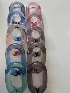 Chaîne à maillons en résine écologique de haute qualité, grands maillons, multicolores, tailles personnalisables, faite à la main, décoration d'intérieur - Product Image 5