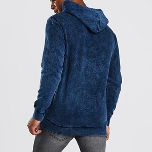 Sweat-shirt à capuche vintage pour homme, coupe ample, en coton mélangé, style streetwear décontracté - Product Image 2