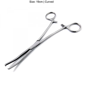 Pinza Kocher Premium de Acero Inoxidable de Grado Quirúrgico con Dientes Hemostáticos para Oclusión de Tejidos Densos - Product Image 1