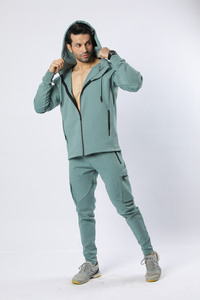 <b>Tracksuit</b> Jogger Set Hoodie Set Streetwear Unisex Cotton Fleece Y2K <b>Retro</b> Custom OEM ODM Bulk Supplier - Product Image 2