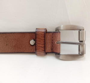 Cinturón de Cuero Genuino de Alta Calidad para Hombre y Mujer, Estilo Vintage, Hebilla de Aleación, Duradero, Elegante, para Negocios, Tendencia 2026 - Product Image 2