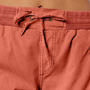 Wholesale Best Quality Mid Waist Breathable Button Fly <b>Women's</b> Gym Fitness <b>Shorts</b> Knitted 100% Polyester Streetwear <b>Cargo</b> <b>Women</b> - Product Image 2