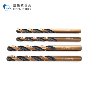 <span class=keywords><strong>Foret</strong></span> KIDEA entièrement trempé en <span class=keywords><strong>cobalt</strong></span> M35 noir et or 135 °   Pointe de perçage pour acier inoxydable et acier trempé - Product Image 4