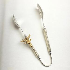 Pince à pain roti en acier de haute qualité, plaquée argent, accessoires de cuisine design, parfaits pour la maison, l'hôtel, la cuisine quotidienne - Product Image 6