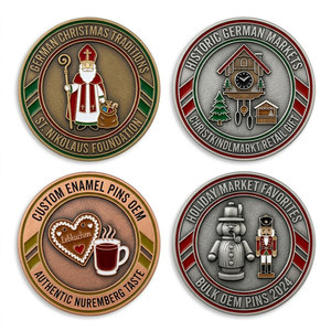 Pins en émail personnalisés pour cadeaux de Noël, fabricant OEM pour événements d'entreprise et commandes promotionnelles en gros - Product Image 4