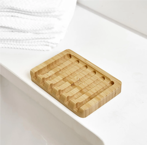Best Quality Wood Soap Holder Customizable Size Sale Customized logo <b>Bathroom</b> Accessories Wooden Soap case - Product Image 5